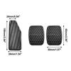 3Pcs Car Brake Clutch Accelerator Pedal Rubber Pad Cover Kit For SUZUKI Swift Samurai Sidekick Vitara TrackerDaewoo Matiz Tico