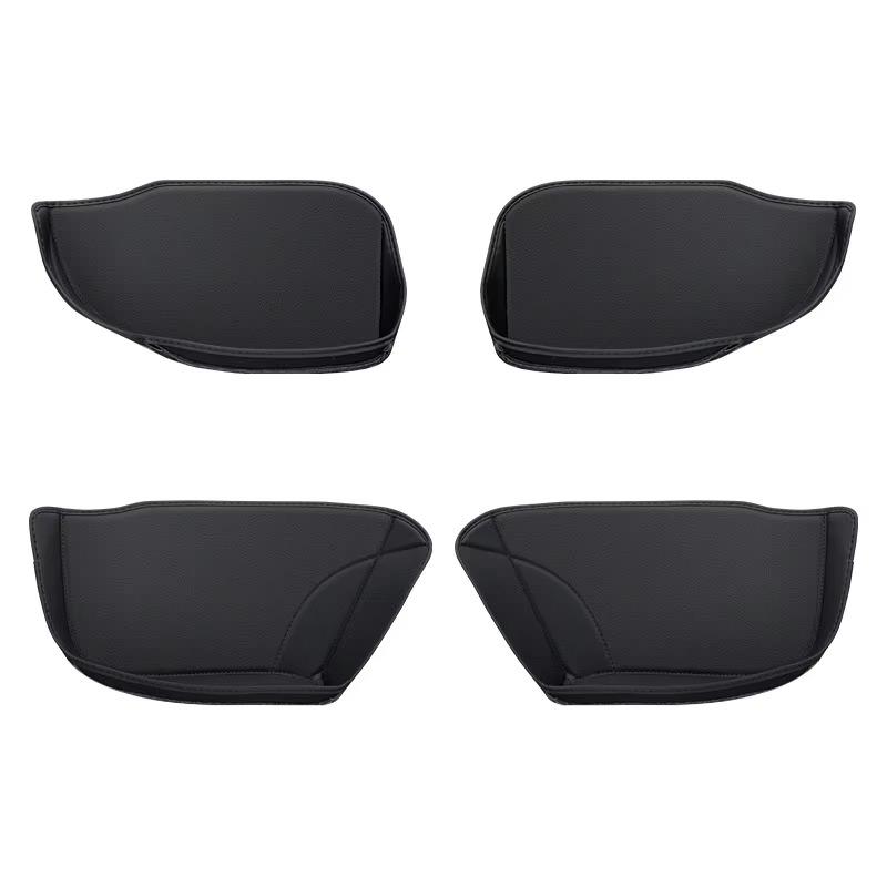 

Door Storage Box for Tesla Model 3 Y Door Slot Mat Suede Protective Pad PU Leather Auto Car Interior Accessories 2025-2025 Black