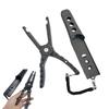 Solxion Fish Grip Fish Catcher Fish Fishing Fish Grip with Rope - Portable, Non-Slip, Grabber, Tool, Pliers, Lightweight, Tooth-Shaped Design,