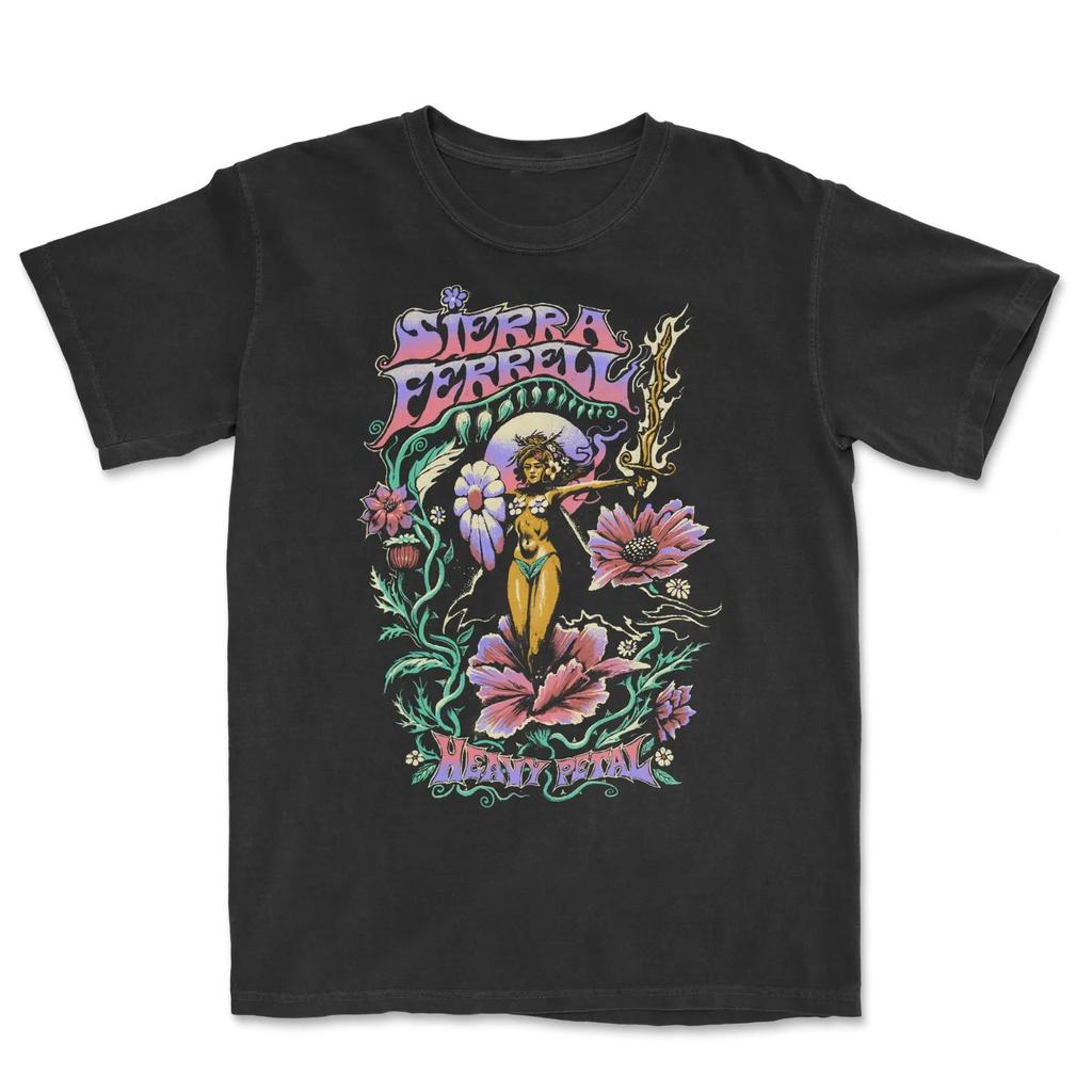 Sierra Ferrell Black Cotton Shirt Full Size S-5XL Unisex BS692