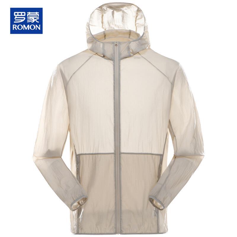 Romon Men's Hooded Sun Protection Outdoor Jacket