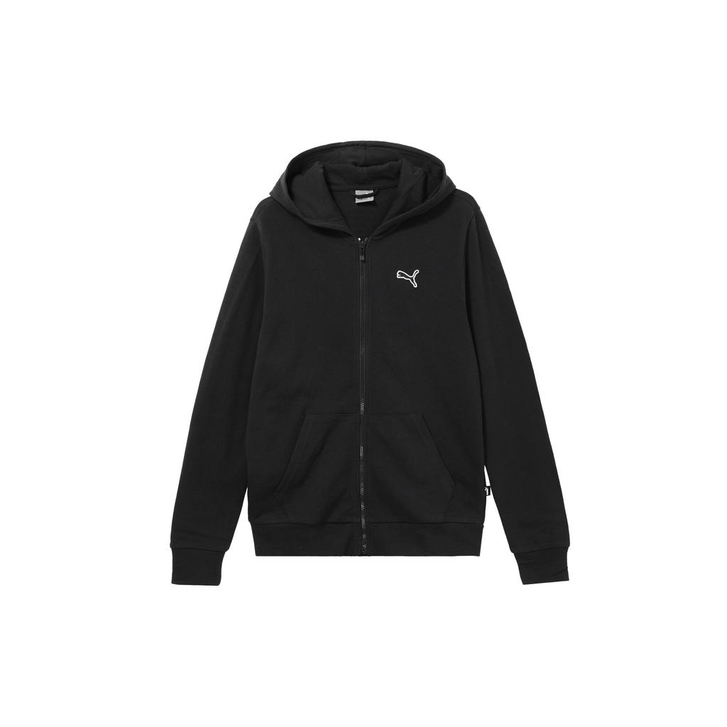 Puma Logo Sports Casual Hooded Jacket Men Jackets Black 678986-01