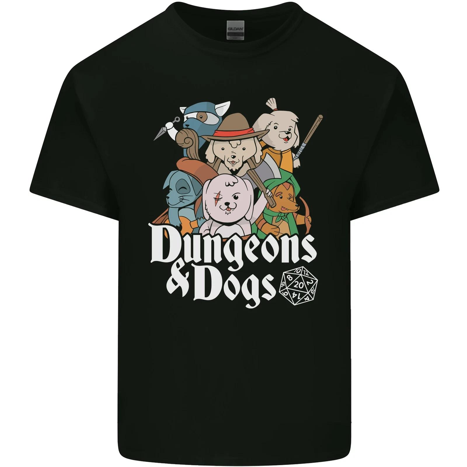 Dungeons & Dogs Role Playing Games RPG Kids T-Shirt Childrens L
