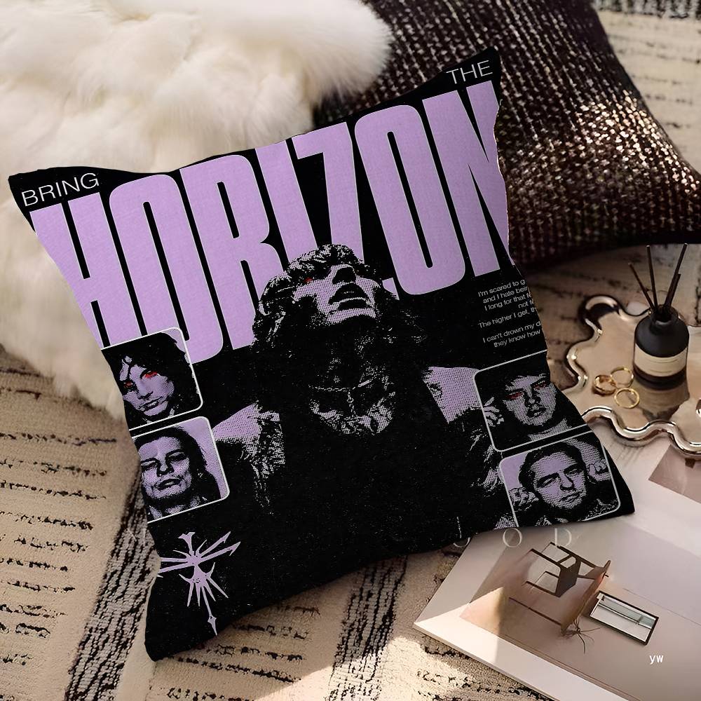 Rock Band BBring Me The HHorizon Personalized Picture Text Home Decorative Pillows Household Gifts xcm
