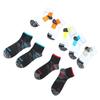 6 Pairs Short Sports Socks Sweat Absorption Breathable High Elasticity Compression Socks for Men Women Color Mixed Free