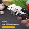 Zinc Alloy Garlic Press Manually Mashed Garlic Machine Garlic Crusher Handheld Cooking Ginger Crusher Kitchen Tools