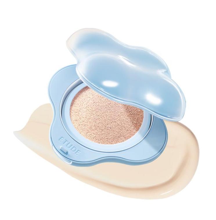 ETUDE Cloud Filter Cushion 15g Soft Blur Coverage Lightweight Semi-Matte Finish 4 Shades