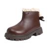 Trend Girls Causal School Boots Sweet Lace Ruffled Edge Princess Elegant Children Ankle Boots  Catwalk Kids Short Boots