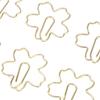 100Pcs Gold Cute Paper Clips Sakura Shape Cool Paper Clips Cute Cute Planner Clips  Office