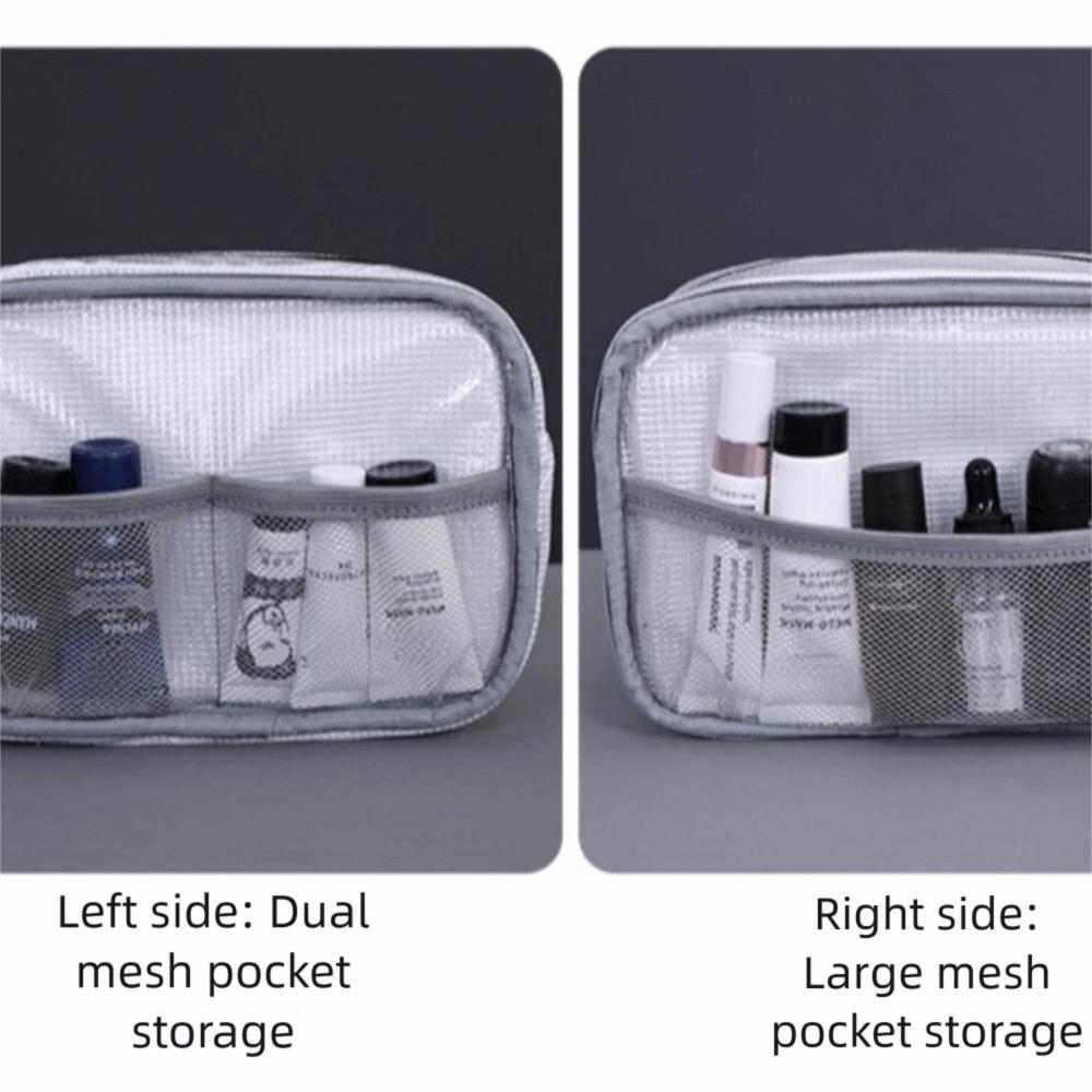 Handheld Men Cosmetic Bag Waterproof Makeup Bag Multifunctional Toiletry Bag  Skincare Storage Bag