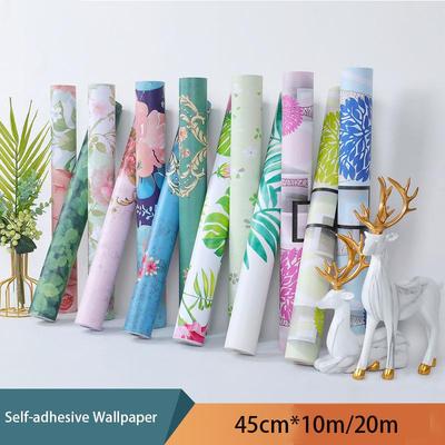 10m/20m Geometrische Retro Wasserdicht Verdickt Selbst-klebe Tapete Schlafzimmer Wohnzimmer Dekor DIY Dekorative Film Renovierung aufkleber