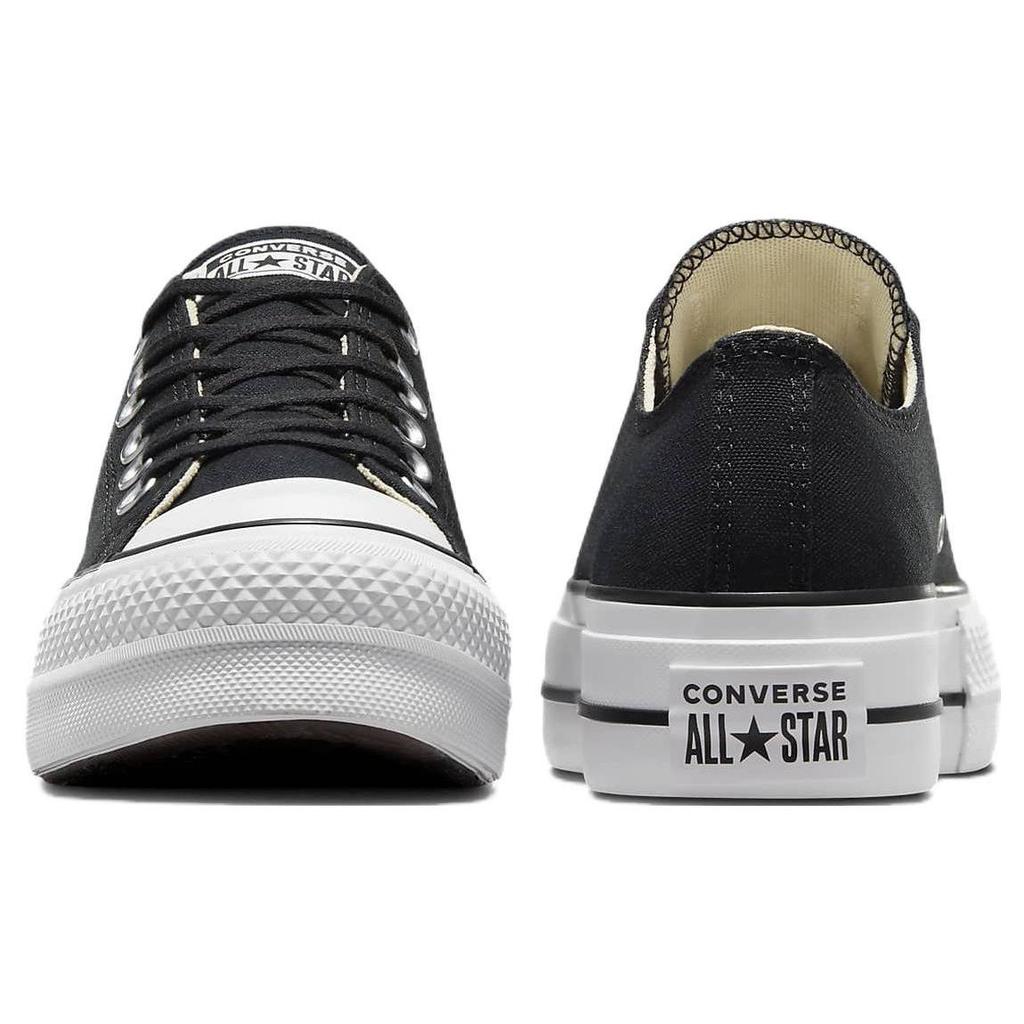 Converse All Star Lift Comfortable Versatile Durable Low Top Canvas Shoes Women Sneaker Black 560250F-001