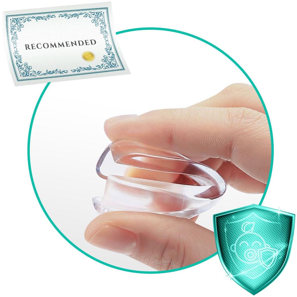 Ricokids 798400 Corner Protectors 10 Pcs Transparent