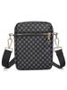 Men's Classics Mini Shoulder Bag Coin Purses Portable Male Lightweight PU Leather Small Crossbody Bags for Men Leisure Phone Bag