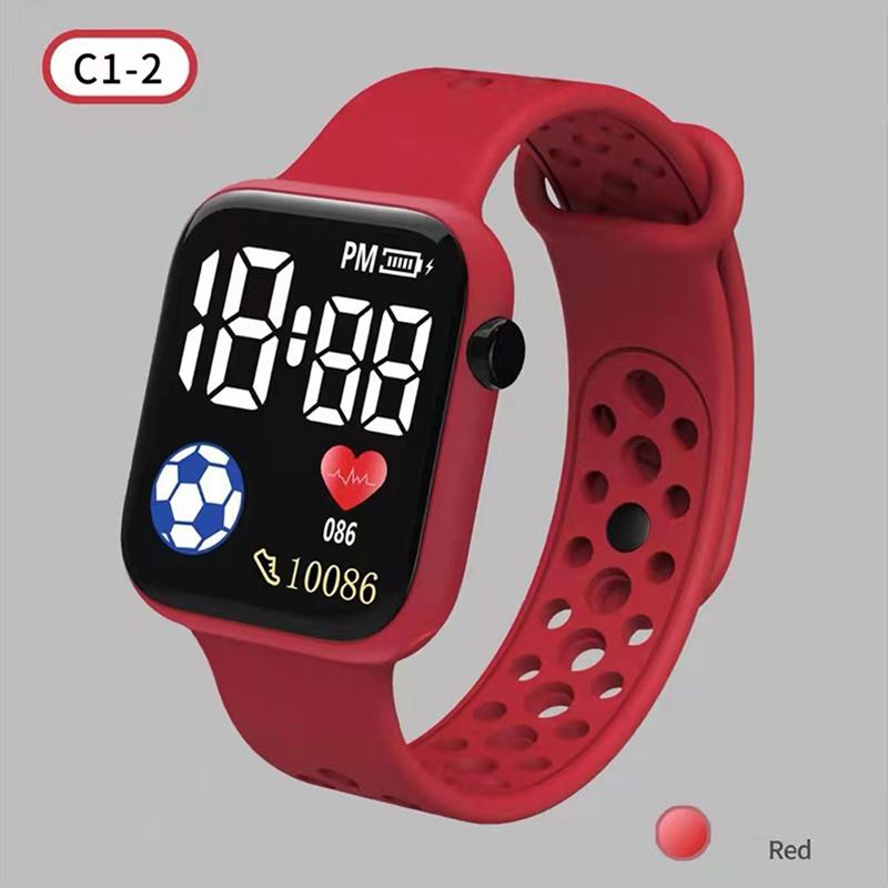 

LED Digital Watch For Kids Boys Sports Waterproof Watches Girls Silicone Digital Watch Casual Childrens Electronic Reloj