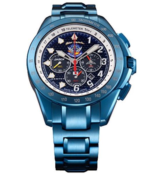 

[Kentex] Wristwatch, Chronograph, Solar, JSDF Series, Blue Impulse Limited Edition, S720M-02, Men s, Blue