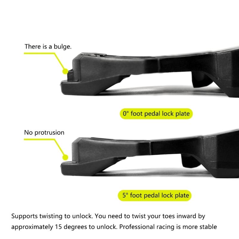 Pedale Tacchetta Serratura Bicicletta Pedale Bici da Strada Tacchetta con Viti Pedali Ciclismo Tacchetta Scarpa Accessori Ciclismo Durevole