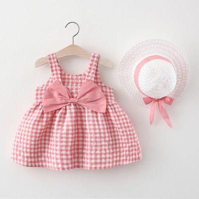 Girls' Plaid Cotton Sundress - 2022 Summer Edition