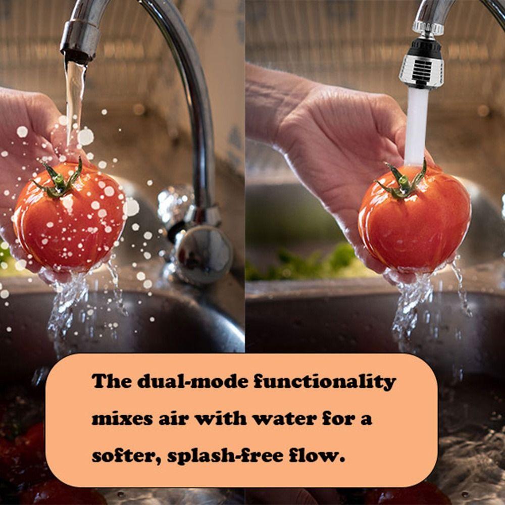 Water Saver Kitchen Faucet Aerator Dual-mode Spray Anti-Splash Sprayer Taps Applications