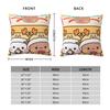 Cute Bubu Dudu Happy New Year Pillowcase Double-Sided Printing Cushion Cover Decor Throw Pillow Case Cover Home Zippered 40*40Cm