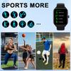 LAXASFIT H9 and H6 Smartwatch Dial To Answer Calls Calorie Tracking Heart Rate Blood Oxygen Monitoring Bluetooth Smart Watch