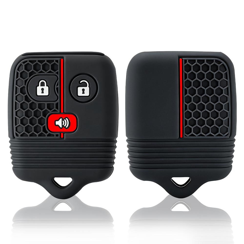

3/4 Buttons For Ford Focus Complete Escape Mustang Explorer Lincoln Town Sport Silicone Car Remote Key Shell Case Fob Cover