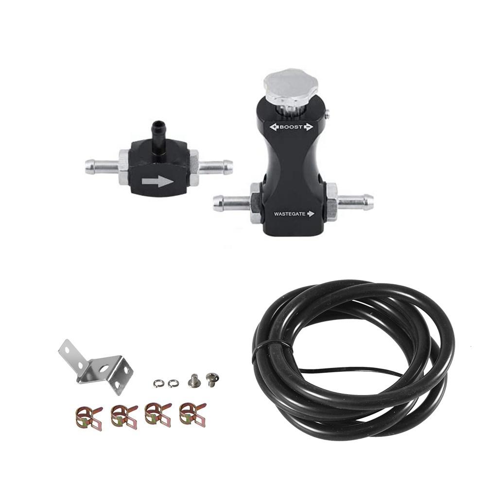 

Универсальный ручной контроллер турбонаддува, клапан сброса давления, комплект для регулировки, модифицированный автомобильный регулятор с турбонаддувом, алюминий чёрный