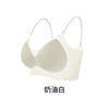 Ultra-thin jelly strip seamless air conditioner clothing fixed cup suspender underwear comfortable and sexy breathable tube top light bra women