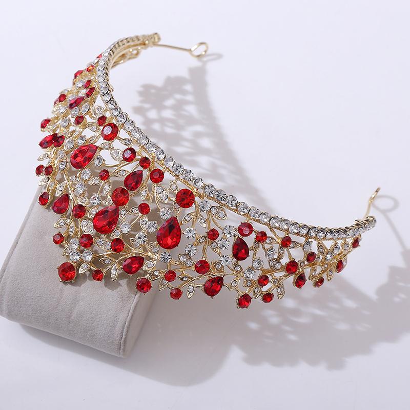Gorgeous Crystal Bridal Tiaras for Queen Luxury Wedding Crown Princess Party Prom Hair Jewelry Bride Accessories