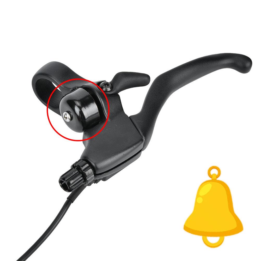 1 Pair Electric Bike Aluminum Alloy Outage Brakes Lever Grip Handle Bar Accessory Black