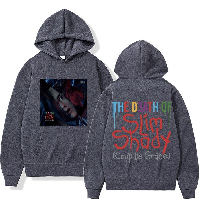 Limited Eminem The Death of Slim Shady Hoodies Men Fashion Printed Hoodie Casual Sweatshirt Hoodie Harajuku Menhoodie Clothing