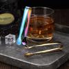 Stainless Steel Sugar Cube Clip Gold-plated Round Head Small Ice Clip Towel Sugar Clip Hotel Supplies 304 Ice Clip Purple