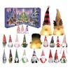 Gnome Advent Calendars 2025 24 Days Christmas Countdown Calendar with 24 Collectible Figures Light-Up Gnome Ornaments for Home Decor