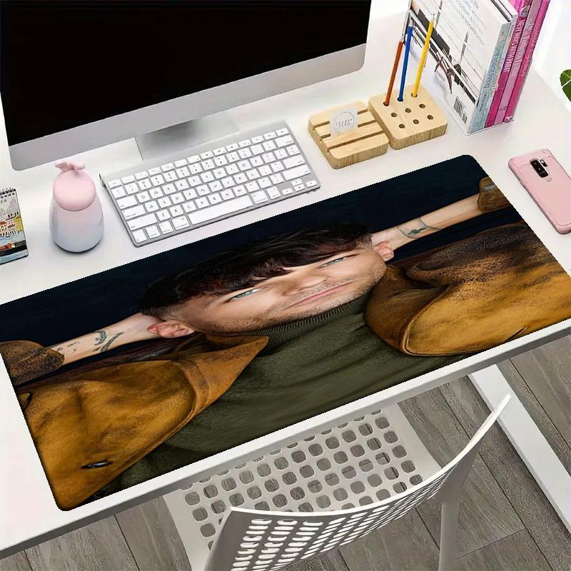 Louis Tomlinson Theme Mouse Pad, Non Slip Rubber Base, Multifunctional Office & Home Decor, Perfect for Workspace Personalization.