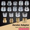 Water Faucet Connector1/2'' M16 M18 M20 M22 M24 M28 Thread Connector Tap Faucet Coupler Bubbler Kitchen Bathroom