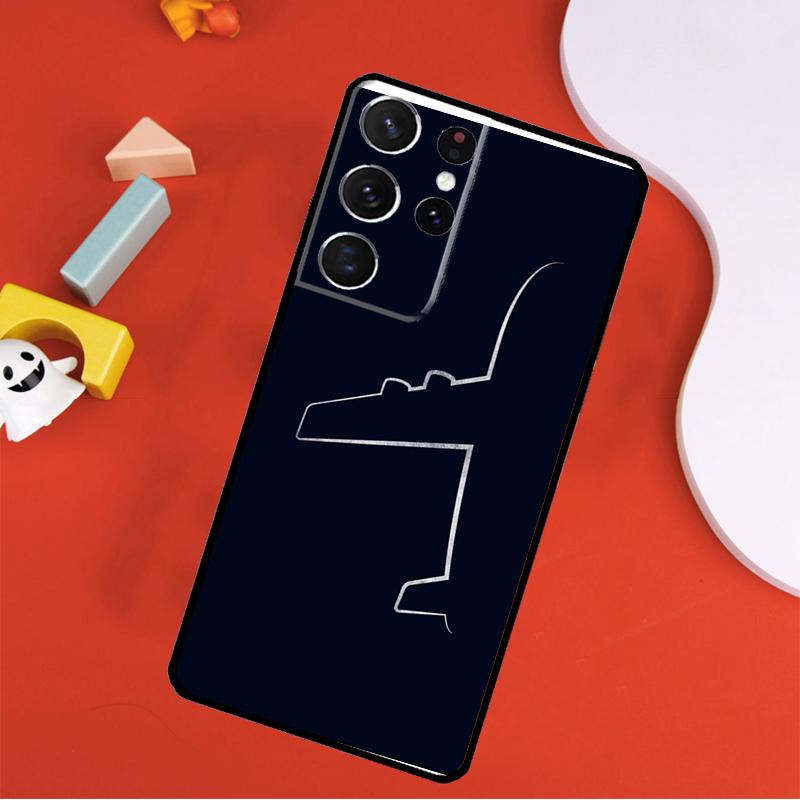 Airplane Pilot Epaulette Phone Case For Samsung Galaxy S23 S20 FE S8 S9 S10 S21 Plus Note 10 Note 20 S22 Ultra Cover