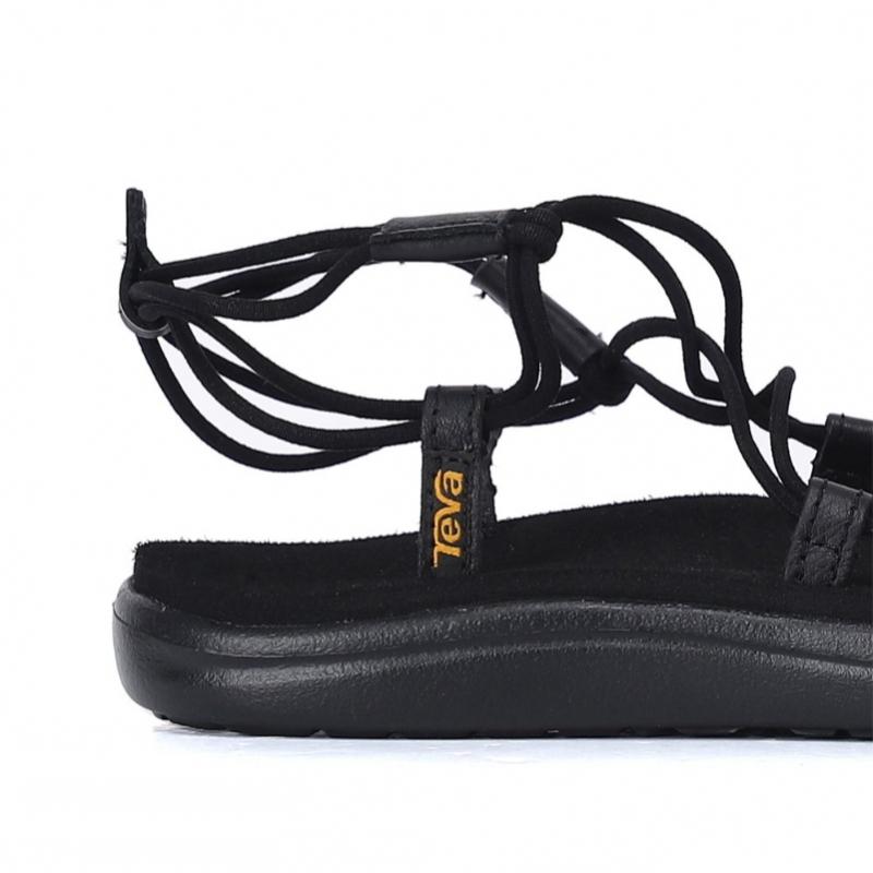 Teva Comfortable CuShion Lace Up Women S SandalS Voya Infinity Stvf2319622 Blk