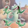 Beaver Keychain Anime Hoppers Lizard Tom Hanging Keyring Bag Backpack Mobile Phone Plush Pendant Figurine Birthday Party Gift