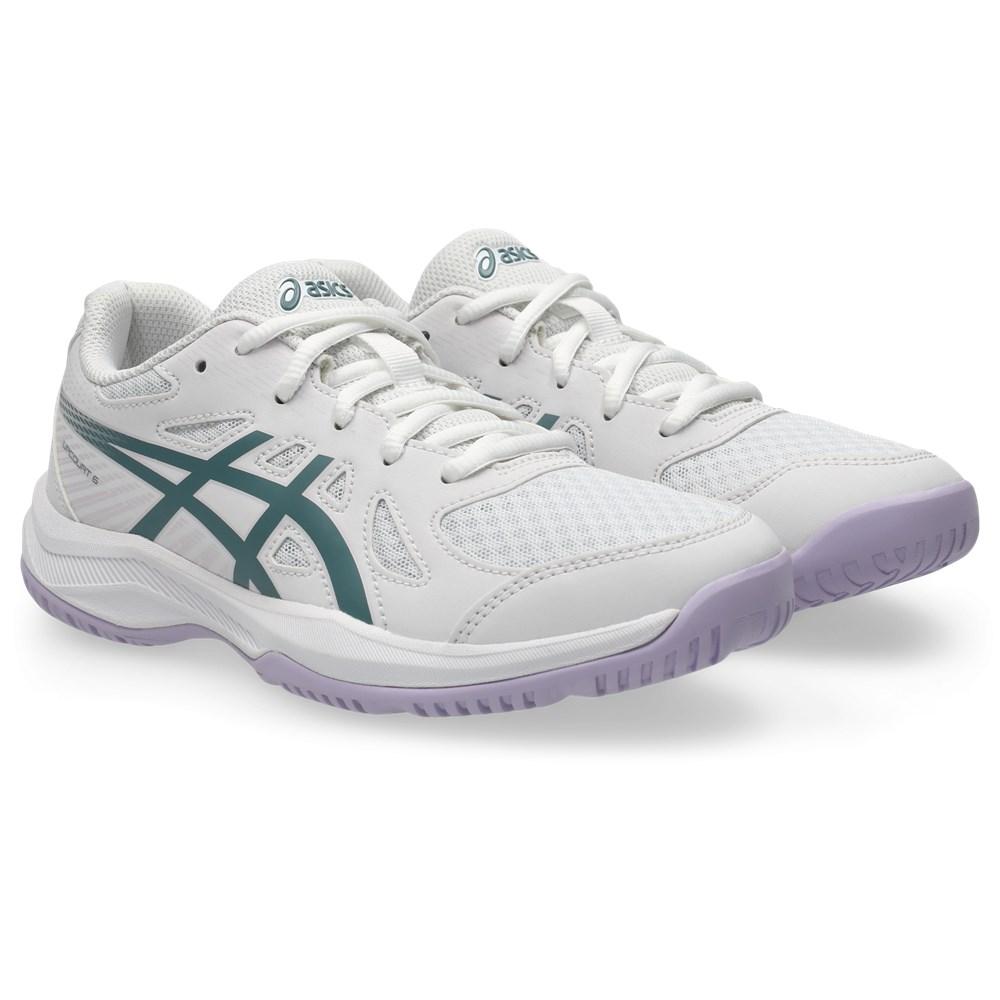 ASICS Upcourt 6 GS sneakers breathable mesh White/Foggy Teal