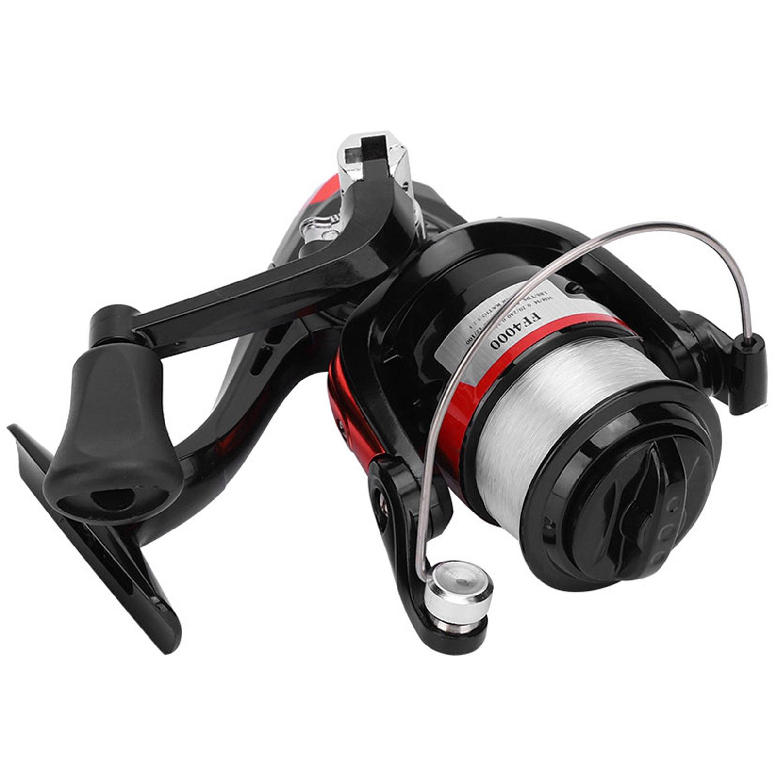 

Portable Fishing Reel Casting Rods with Fish Wire Spinning Reel Fishing Accessory Black+Red