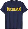 Michigan - Throwback Design - Klassisches T-Shirt