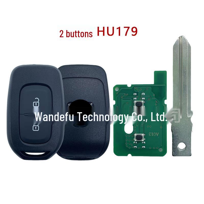 4A Chip 433MHz Remote Key for Renault/Dacia Sandero Logan 2 with 4 Metal Blanks