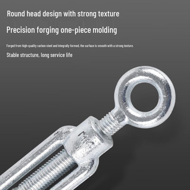 Open Body CO Type Double Hook Wire Rope Turnbuckle