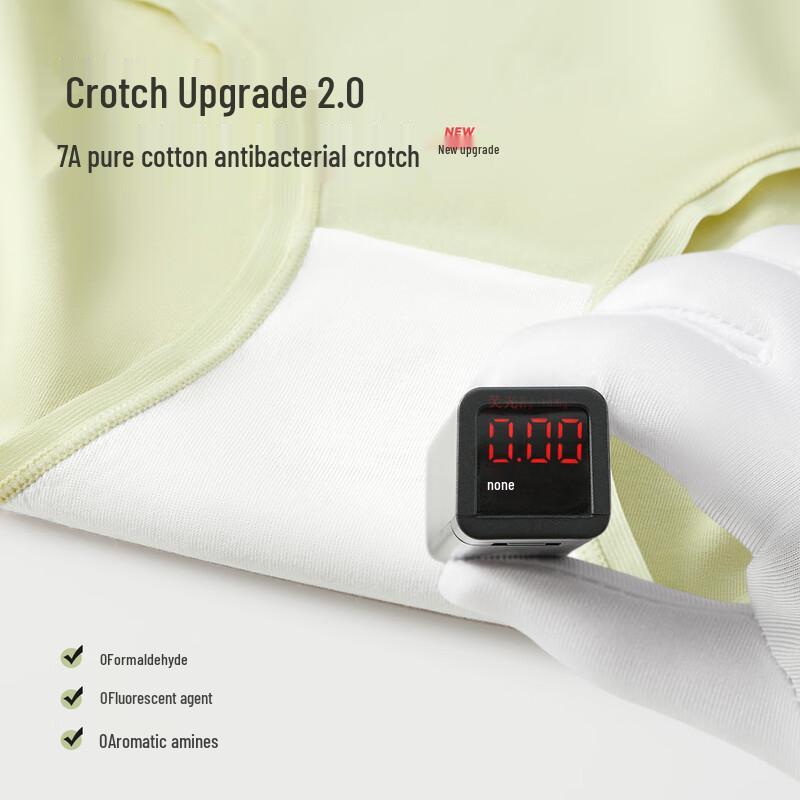 MIIOW Women's Seamless Antibacterial Cotton Briefs