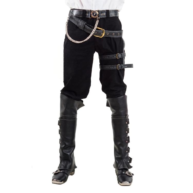 Coprigambe Steampunk Punk Medievali Copristivali da Pirata Costumi Rinascimentali