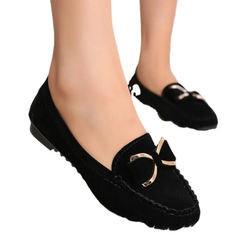 Women's Flat Shoes Fashion Casual Lofers   Ladies Elegant Butterfly-Knot Comfortable Shoes Women Soft Classic Office Shoes