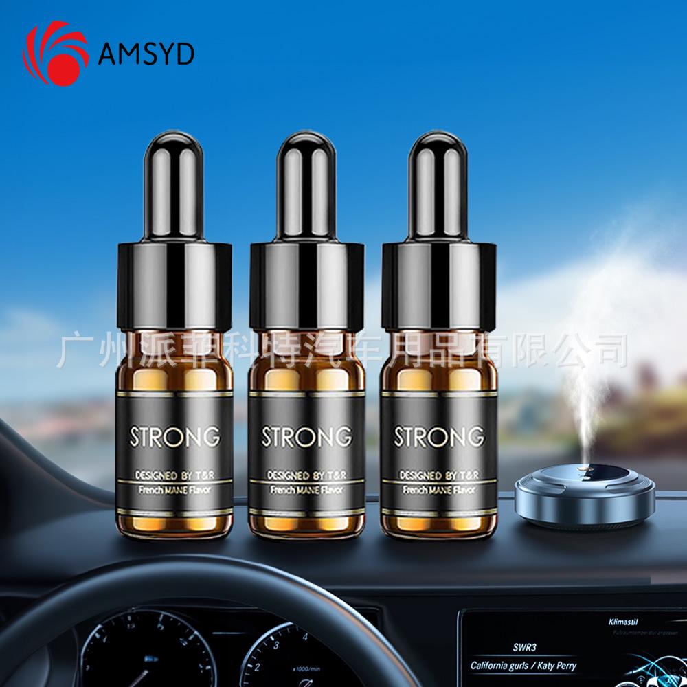 Car Air Freshener Set: Aromatherapy Essential Oils In Three Scents - Flower, Ocean, and Cologne