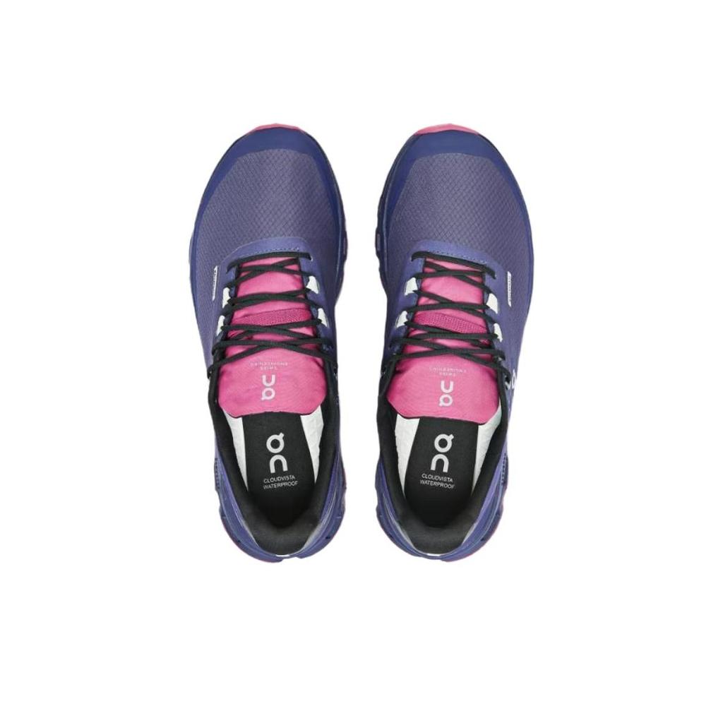 On Cloudvista Series Comfortable Shock Absorbing N-Slip Wear-Resistant Low-Top Running Shoes Women Sneaker Blue Purple 74.98275