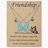 For Girls Women For Friends Best Friend Necklace Friendship Necklaces Butterfly Shaped BFF Necklace