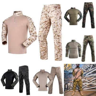 Ανδρικά μπλουζάκια Army Frog Camouflage Ανδρικό αθλητισμό Combat Στρατιωτική ανδρική μακρυμάνικη στολή Ανθεκτική στην αναπνοή